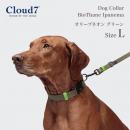 首輪 犬用 Cloud7 クラウド7 カラー ビオタン イパネマ オリーブネオン グリーン Lサイズ Dog Collar BioThane Ipanema Oliv-Neon Green