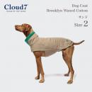 犬用コート Cloud7 クラウド7 ブルックリン ワックスコットン サンド SIZE2 Dog Coat Brooklyn Waxed Cotton Sand ペット用コート 海外直輸入