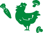 鶏のロゴの画像