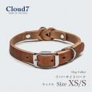 首輪 Cloud7 クラウド7  ドッグカラーリバーサイドパーク キャメル  XS・Sサイズ