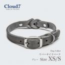 首輪 Cloud7 クラウド7  ドッグカラーリバーサイドパーク グレー  XS・Sサイズ