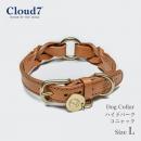 首輪 Cloud7 クラウド7  ドッグカラー ハイドパーク コニャック Lサイズ