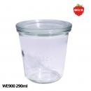 【WECK】 ウェック モールド WE900 キャニスター 290ml M 【ガラス保存容器】