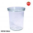 【WECK】 ウェック モールド WE760 キャニスター 160ml S 【ガラス保存容器】