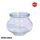 【WECK】 ウェック デコ WE901 キャニスター 550ml M 【ガラス保存容器】