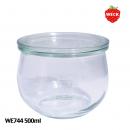 【WECK】 ウェック チューリップ WE744 キャニスター 500ml L 【ガラス保存容器】