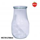 【WECK】 ウェック チューリップ WE739 キャニスター 2700ml L 【ガラス保存容器】