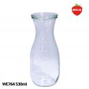 【WECK】 ウェック ジュースジャー WE764 キャニスター 530ml S 【ガラス保存容器】