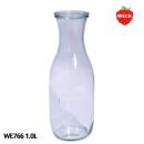 【WECK】 ウェック ジュースジャー WE766 キャニスター 1.0L S 【ガラス保存容器】