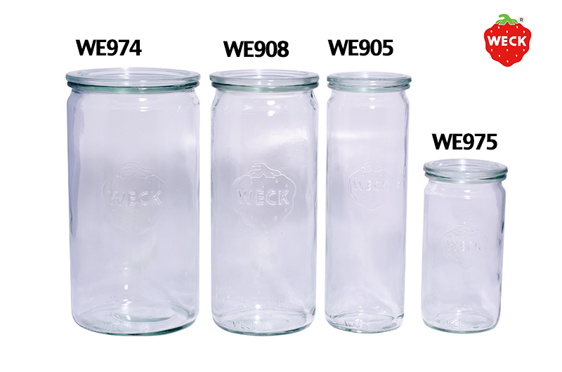 【WECK】 ウェック ストレート WE974 キャニスター 1550ml L 【ガラス保存容器】 / STARRY - クラフト・ホーム