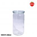 【WECK】 ウェック ストレート WE975 キャニスター 340ml S 【ガラス保存容器】