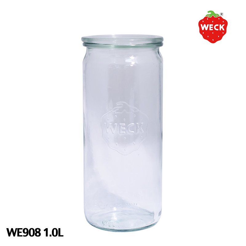 WECK】 ウェック ストレート WE908 キャニスター 1.0L M 【ガラス保存容器】 / STARRY -  クラフト・ホーム・ペットグッズのセレクトショップ