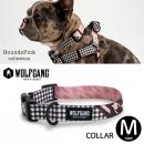 犬 首輪 ウルフギャング WOLFGANG HoundsPink COLLAR  ( M size 首周り:30～45cm )  WOLFGANG MAN & BEAST【クロネコゆうパケット対応】