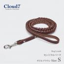 リード 編革 Cloud7 クラウド7 リーシュ セントラルパーク サドルブラウン Sサイズ
