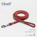 リード 編革 Cloud7 クラウド7 リーシュ セントラルパーク レッド Sサイズ