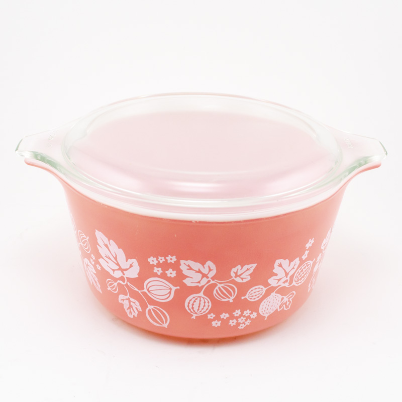 オールドパイレックス　ビンテージ PYREX 　ピンク　キャセロール