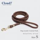 リード 犬用 革 Cloud7 クラウド7 リーシュ セントラルパーク サドルブラウン ゴールド Dog Leash Central Park Saddle Brown Gold 海外直輸入