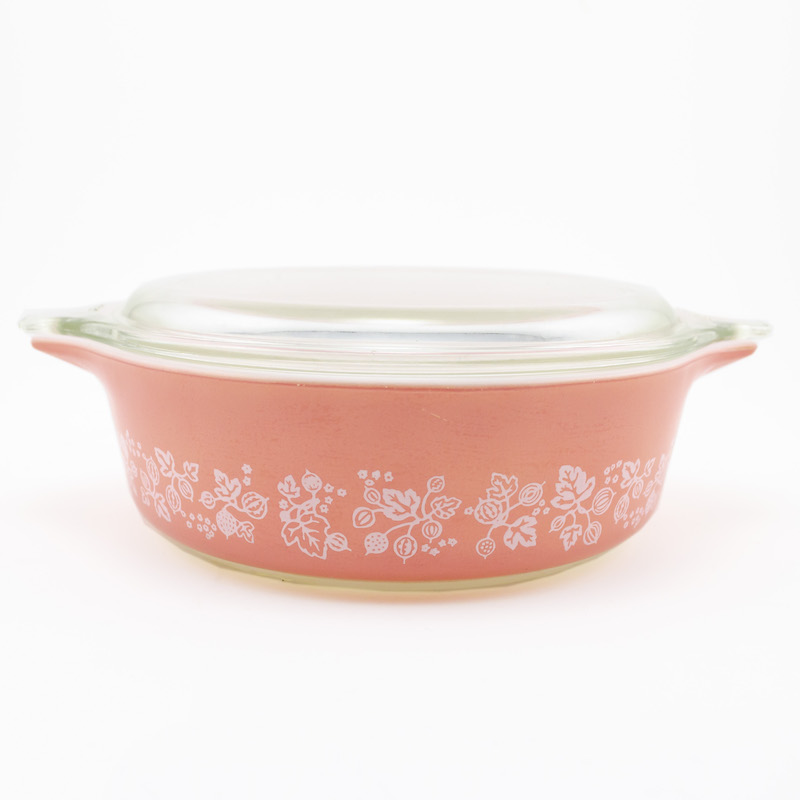 オールドパイレックス　ビンテージ PYREX 　ピンク　キャセロール