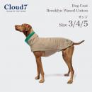 犬用コート Cloud7 クラウド7 ブルックリン ワックスコットン サンド SIZE3/4/5 Dog Coat Brooklyn Waxed Cotton Sand ペット用コート 海外直輸入