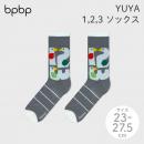 【YUYA / YUYA×bpbp】SOCKS 1,2,3 ソックス 日本製 靴下 かわいい おしゃれ 鳥 ユニセックス ギフト 誕生日【定形外郵便発送】