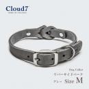 首輪 Cloud7 クラウド7  ドッグカラーリバーサイドパーク グレー  Mサイズ
