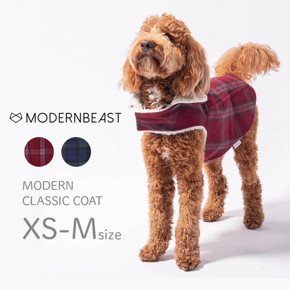 モダンクラシックコート XS,S,Mサイズ ドッグコート ジャケット 犬 服 ウェア