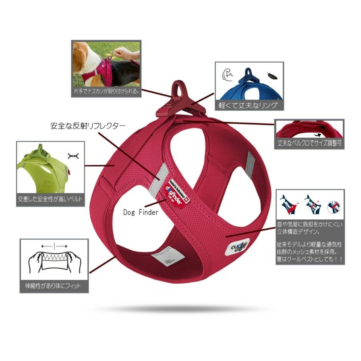 ベストエアメッシュハーネス クラスプ